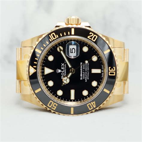 rolex submariner full gold reference|rolex gold submariner for sale.